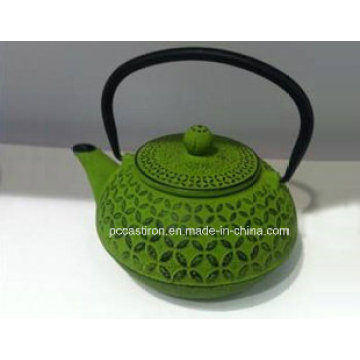 Green Cast Iron Teapot 1.0L